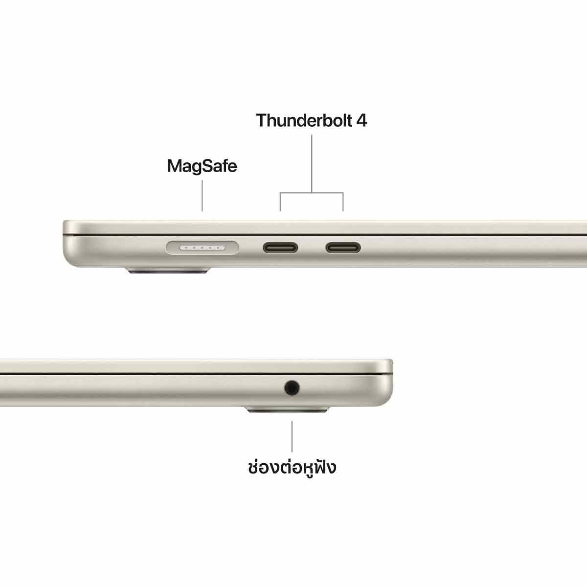 Apple MacBook Air รุ่น 15 นิ้ว, ชิป M5 10 core CPU and 10 core GPU,16 GB