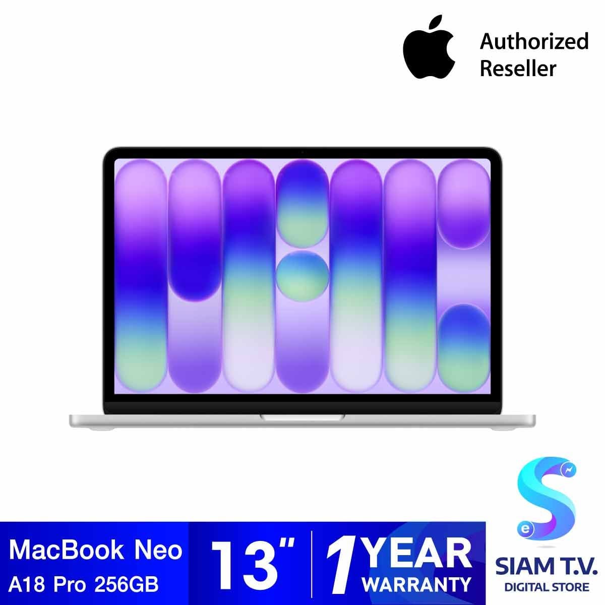 Apple MacBook Neo รุ่น 13 นิ้ว, ชิป A18 Pro 6 core CPU And 5 core GPU,8GB/256 GB SSD