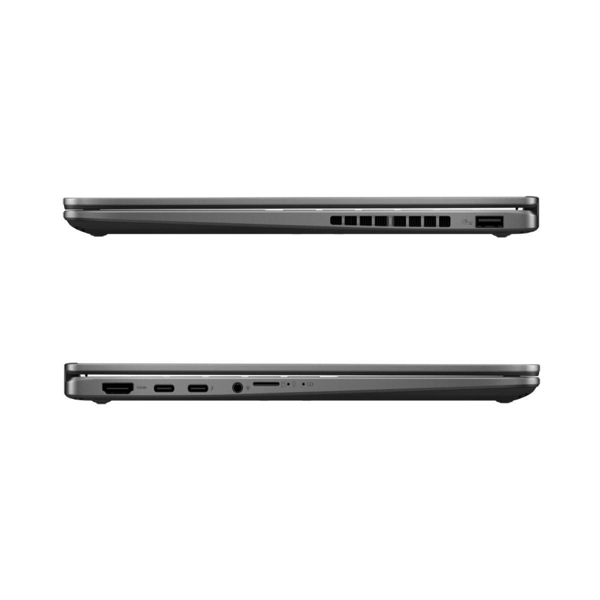 NOTEBOOK 2 IN 1 (โน้ตบุ๊คแบบฝาพับ 360 องศา) ASUS VIVOBOOK 14 FLIP - TP3407SA-QL528WA (MATTE GRAY)