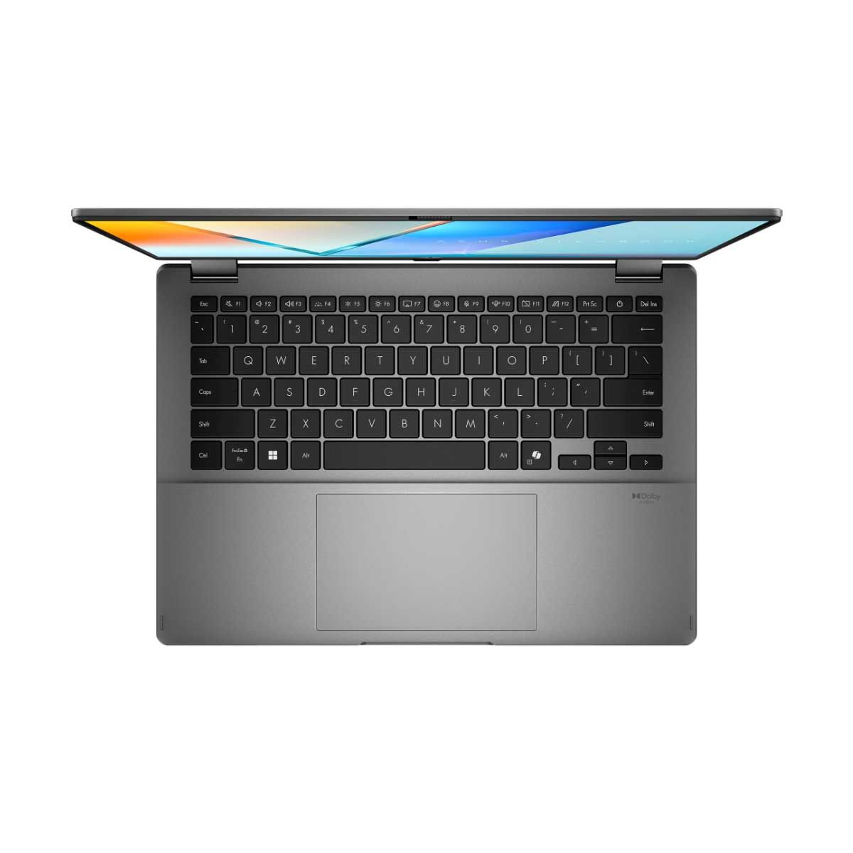 NOTEBOOK 2 IN 1 (โน้ตบุ๊คแบบฝาพับ 360 องศา) ASUS VIVOBOOK 14 FLIP TP3407SA-SG557WA (MATTE GRAY)