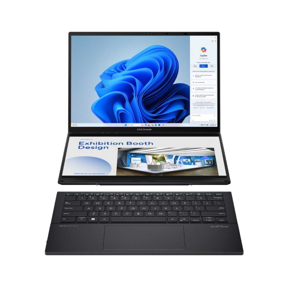 NOTEBOOK (โน้ตบุ๊ค) ASUS ZENBOOK DUO OLED UX8406MA-PZ731WS (INKWELL GRAY)