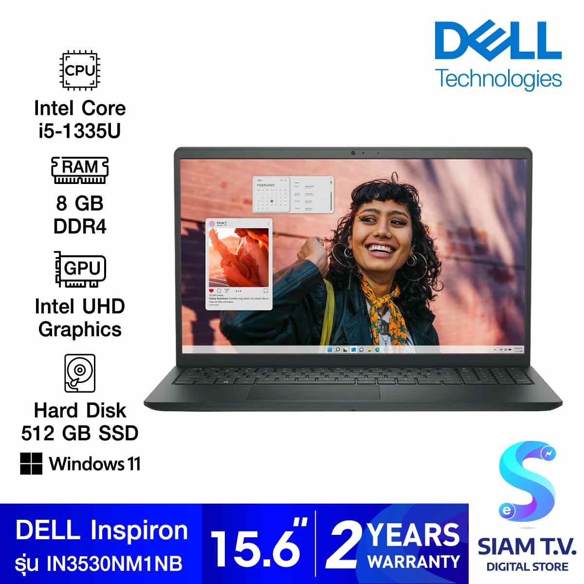 NOTEBOOK (โน้ตบุ๊ค) DELL INSPIRON 3530-IN3530NM1NN001OGTH (CARBON BLACK)