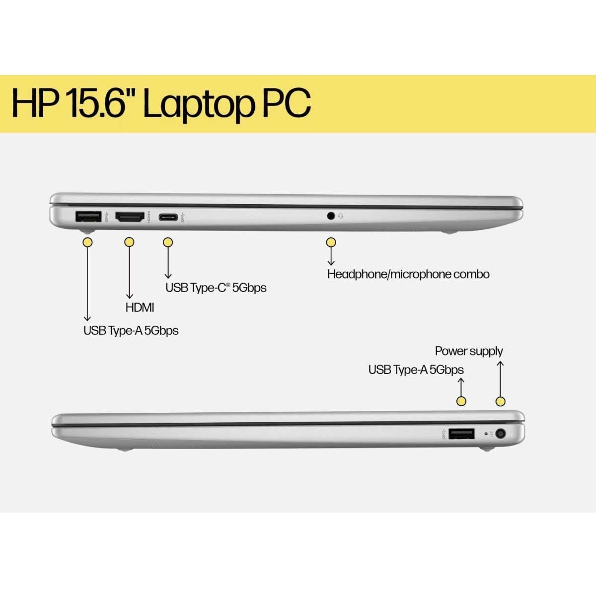 NOTEBOOK (โน้ตบุ๊ค) HP 15-FD1577TU (SILVER)