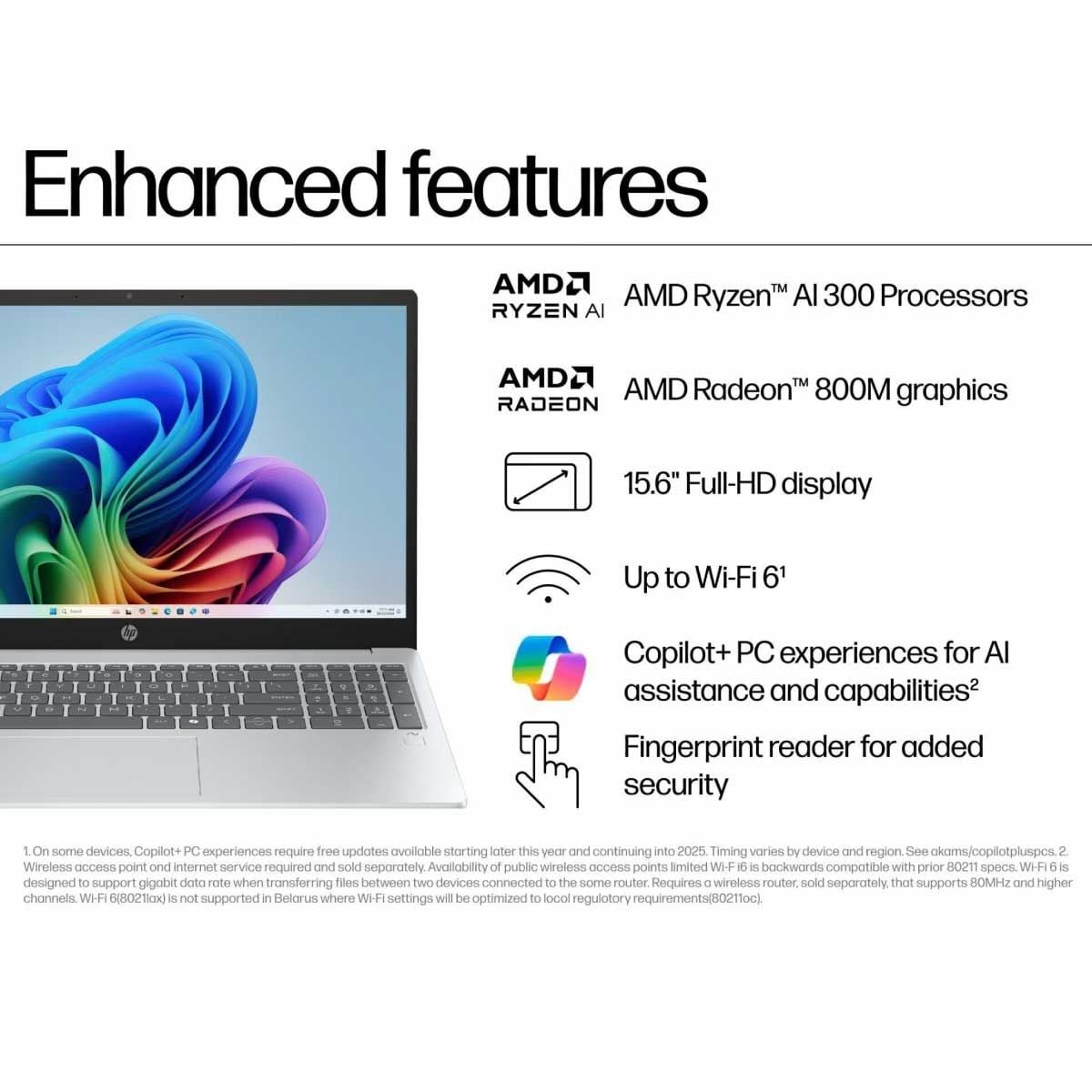 NOTEBOOK (โน้ตบุ๊ค) HP OMNIBOOK 3 15-FN0076AU (SILVER)