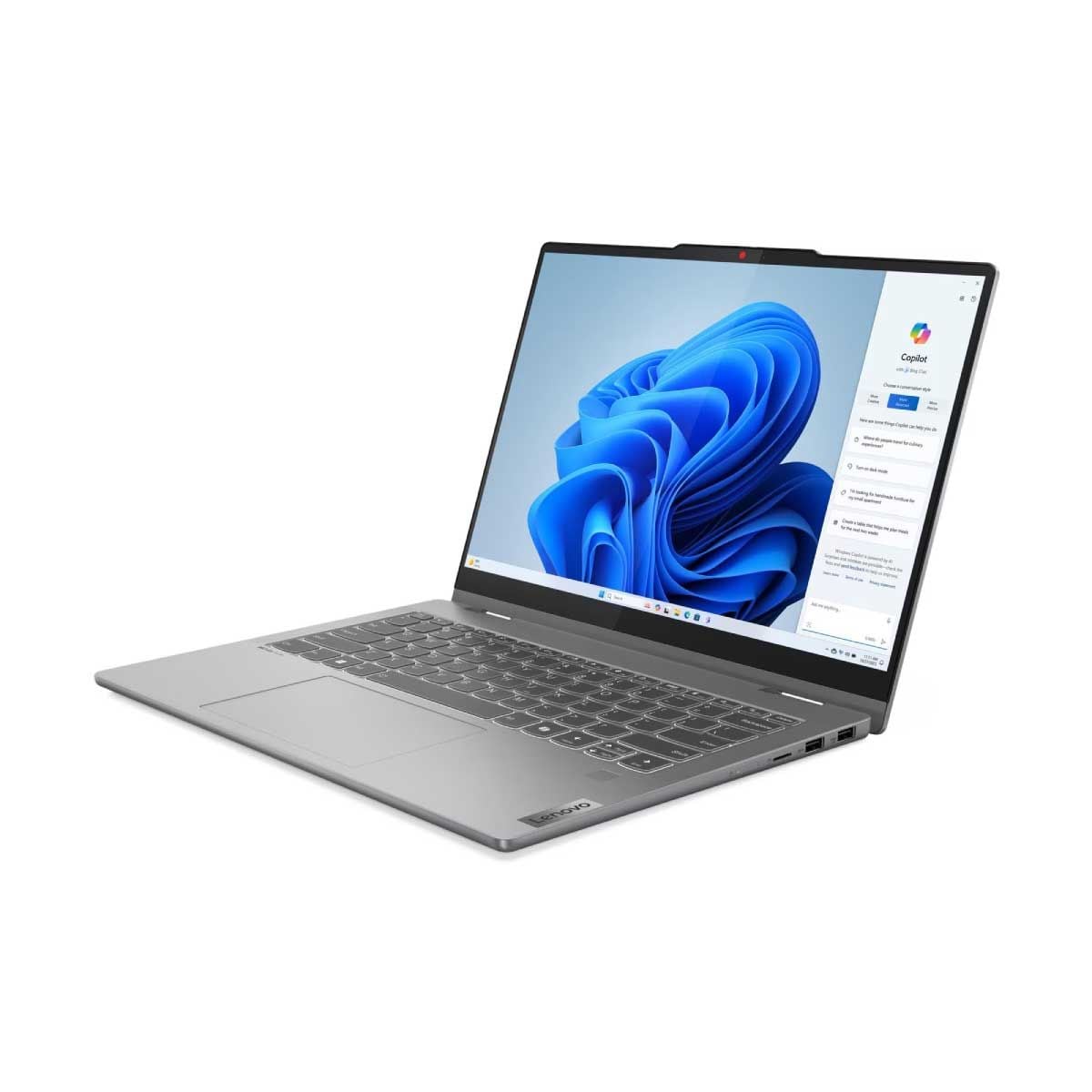 NOTEBOOK 2 IN 1 (โน้ตบุ๊คแบบฝาพับ 360 องศา) LENOVO IDEAPAD 5 2-IN-1 14IRH9 83KX005TTA (LUNA GREY)