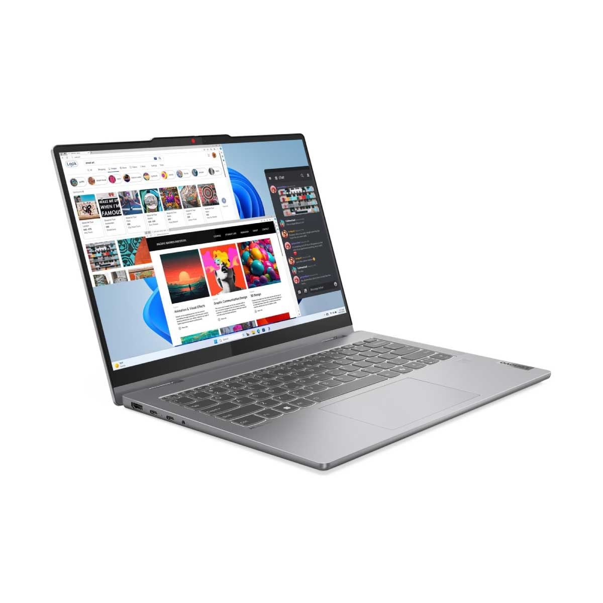 NOTEBOOK 2 IN 1 (โน้ตบุ๊คแบบฝาพับ 360 องศา) LENOVO IDEAPAD 5 2-IN-1 14IRH9 83KX005TTA (LUNA GREY)