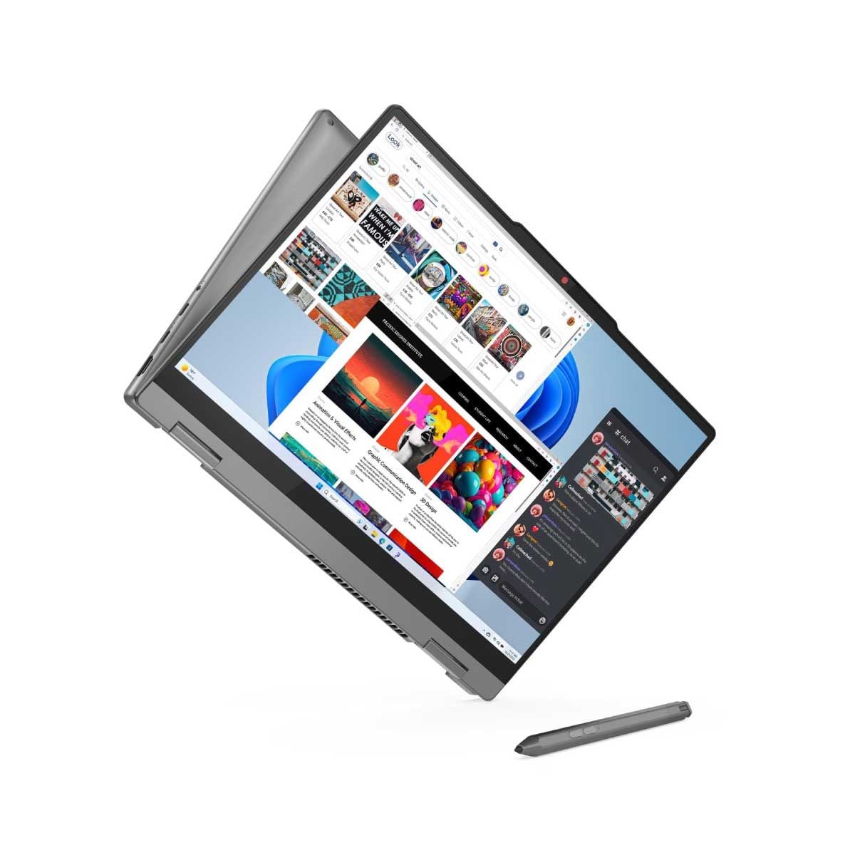 NOTEBOOK 2 IN 1 (โน้ตบุ๊คแบบฝาพับ 360 องศา) LENOVO IDEAPAD 5 2-IN-1 14IRH9 83KX005TTA (LUNA GREY)