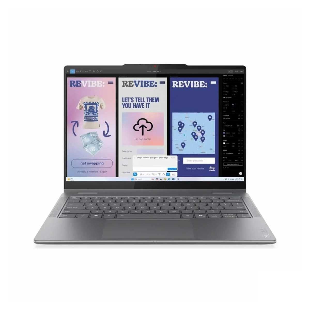 NOTEBOOK 2 IN 1 (โน้ตบุ๊คแบบฝาพับ 360 องศา) LENOVO YOGA 7 2-IN-1 14ILL10 83JQ001TTA (LUNA GREY)