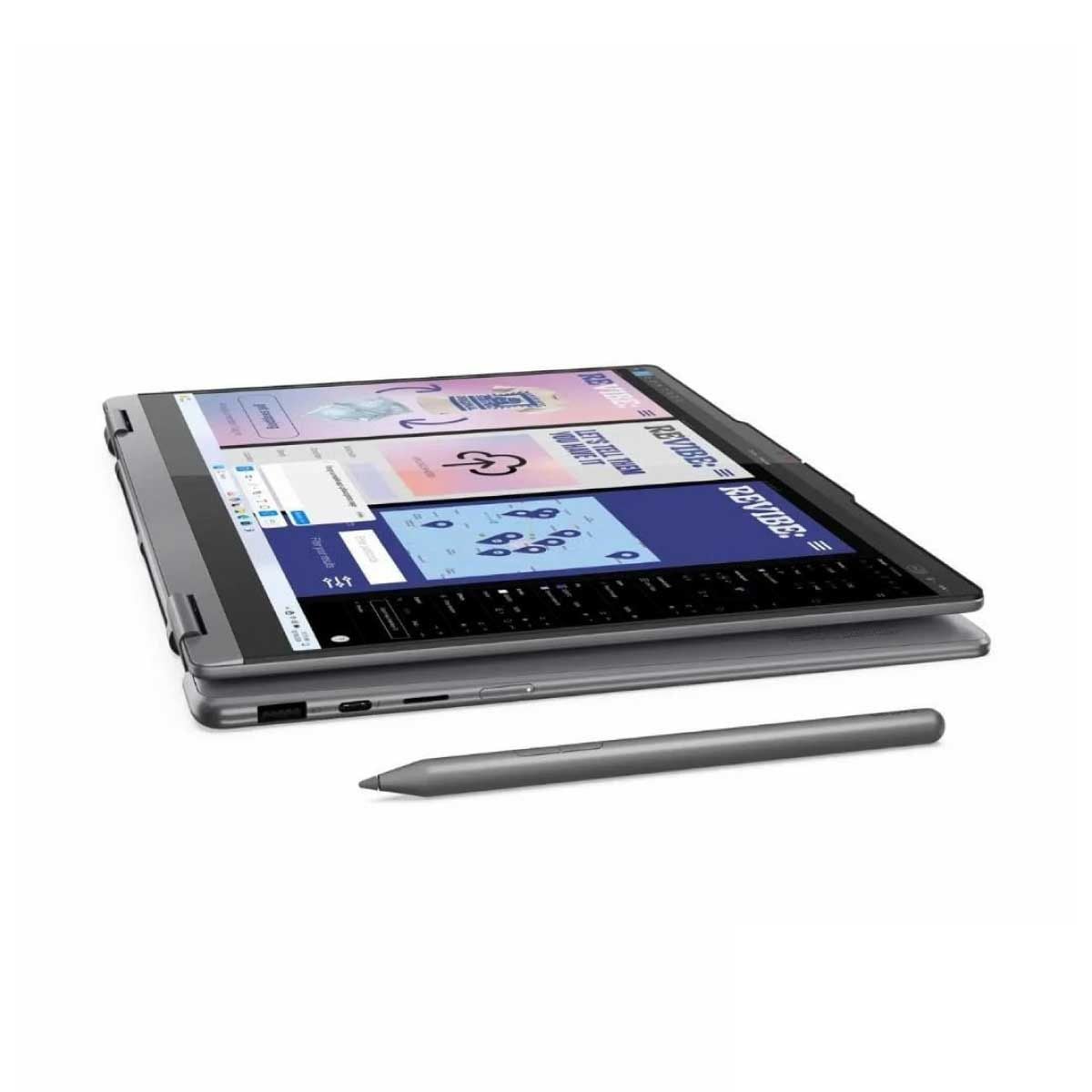 NOTEBOOK 2 IN 1 (โน้ตบุ๊คแบบฝาพับ 360 องศา) LENOVO YOGA 7 2-IN-1 14ILL10 83JQ001TTA (LUNA GREY)