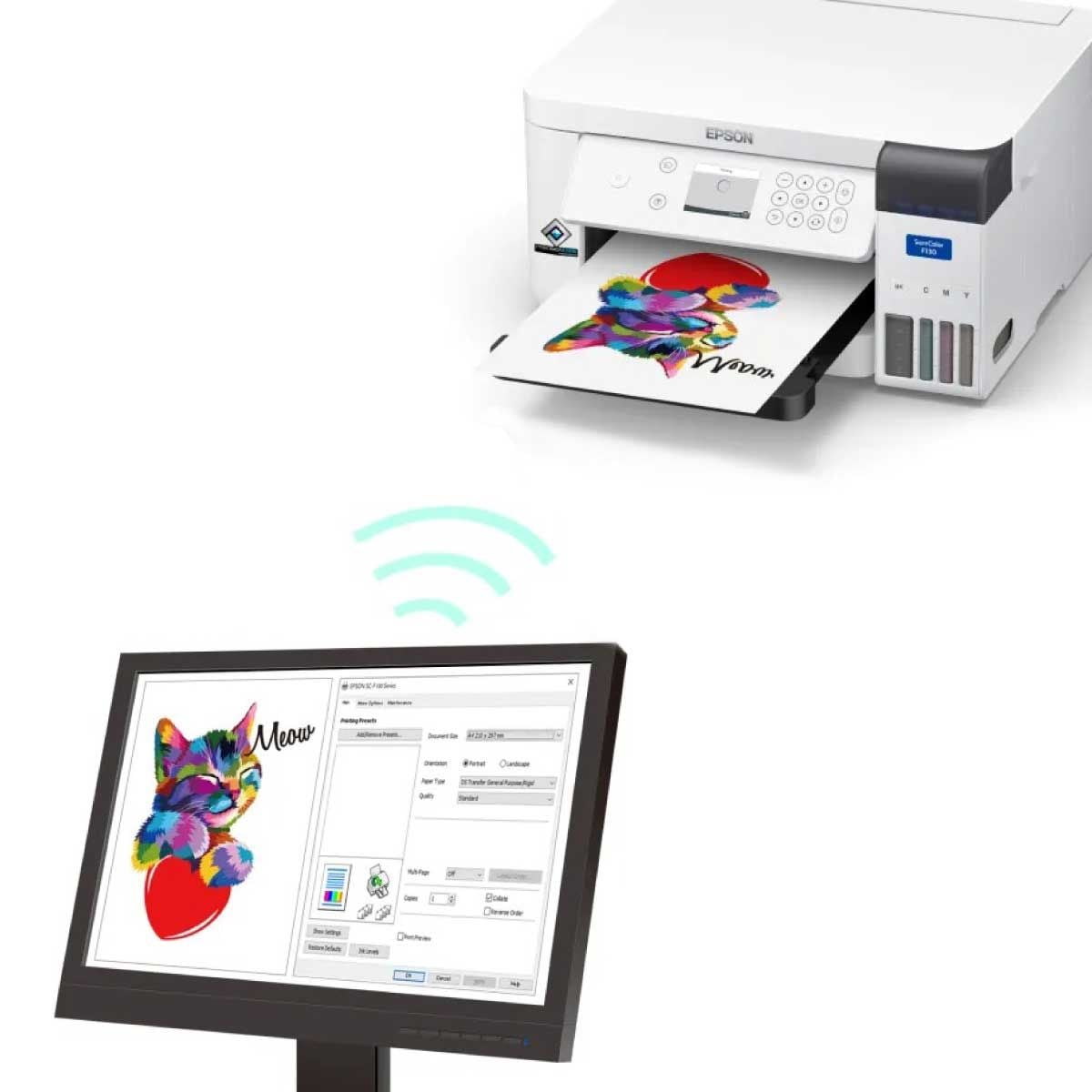 PRINTER (เครื่องพิมพ์) EPSON SURE COLOR SC-F130