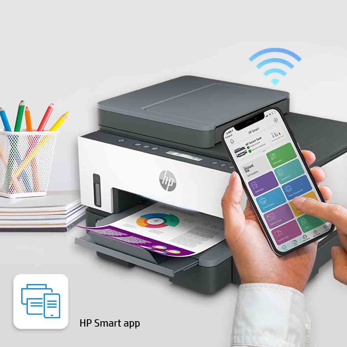 PRINTER (เครื่องพิมพ์ไร้สาย) HP SMART TANK 750 ALL-IN-ONE