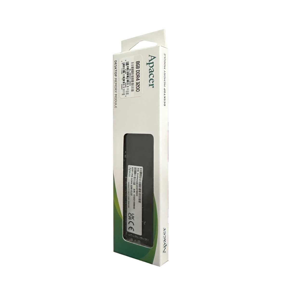 RAM (หน่วยความจำ) APACER 8GB DDR4 3200MHz (EL.08G21.GSH)