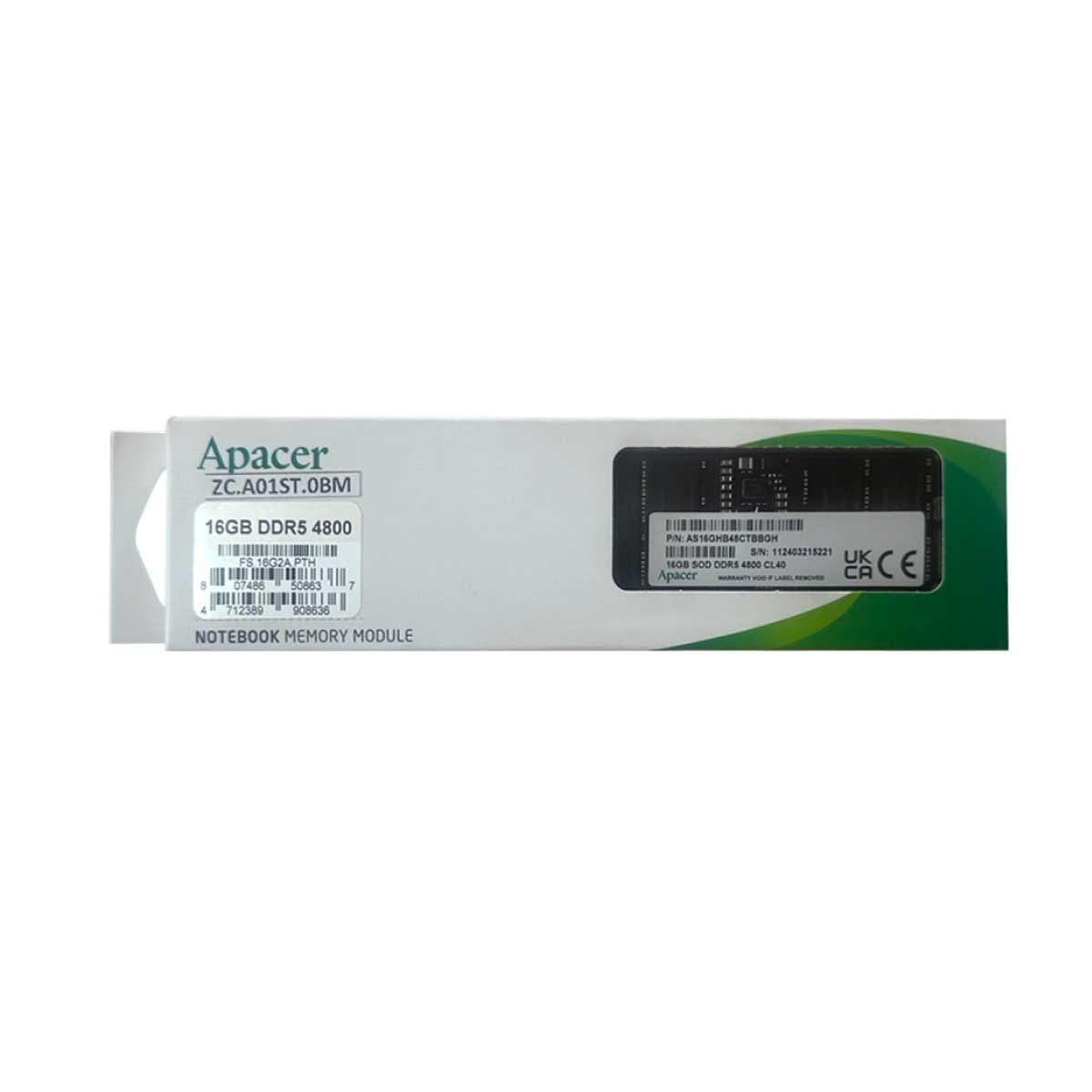 RAM (หน่วยความจำ) ADATA 16GB DDR5 4800MHz (ZC.A01ST.0BM)