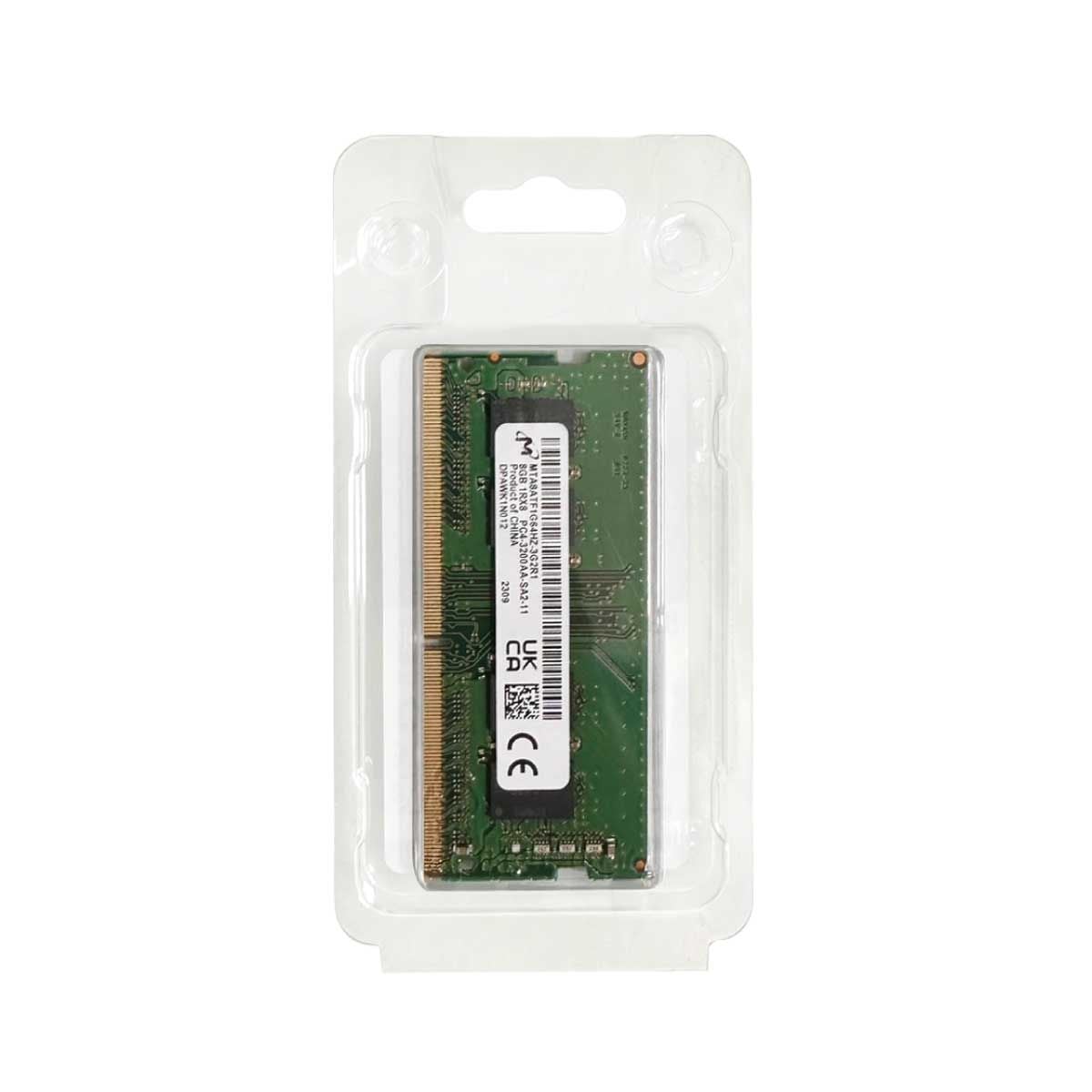 RAM (หน่วยความจำ) CRUCIAL 8GB DDR4 3200MHz SO-DIMM (CT8G4SFRA32A)