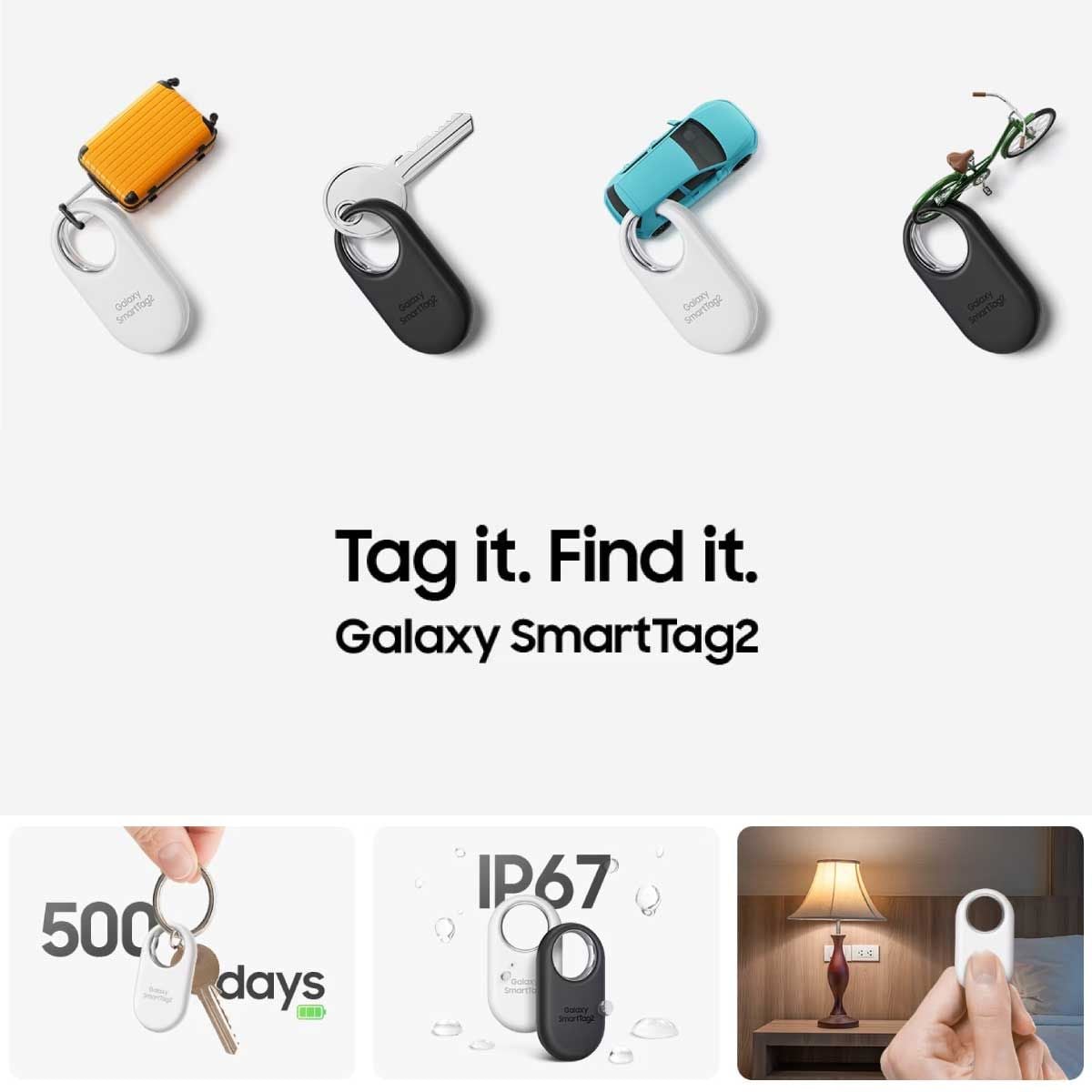 Samsung  SmartTag2  อุปกรณ์ติดตาม (White)