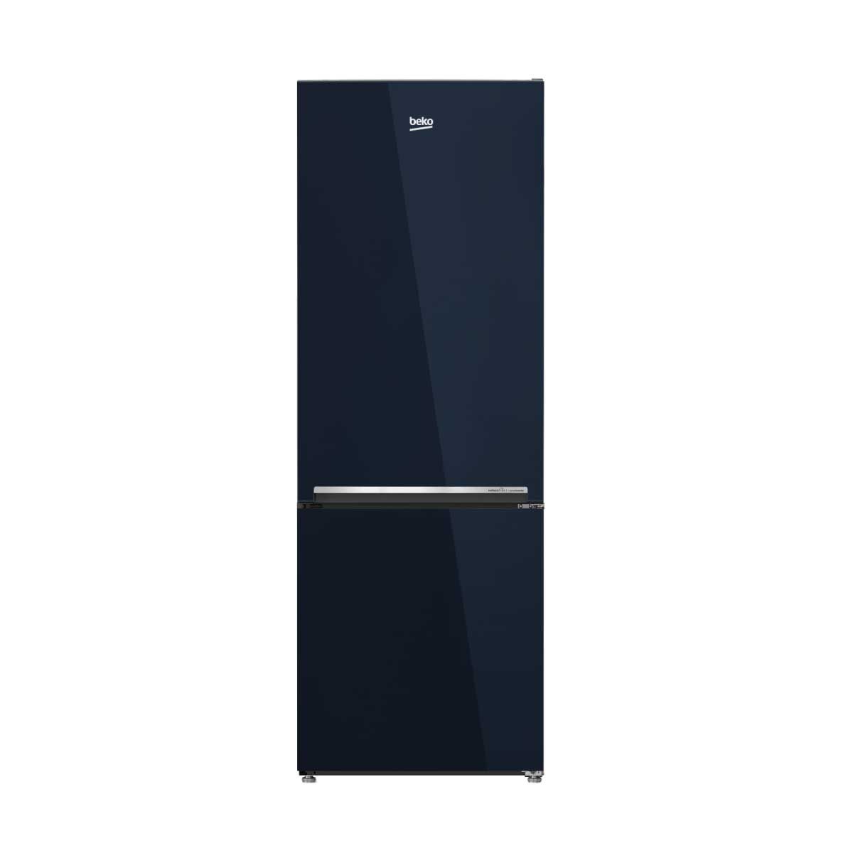 BEKO ตู้เย็น 2 ประตู 11.4 คิว Bottom Freezer  Inverter รุ่น RCNT340I30VHFSUBL สี Ocean Blue