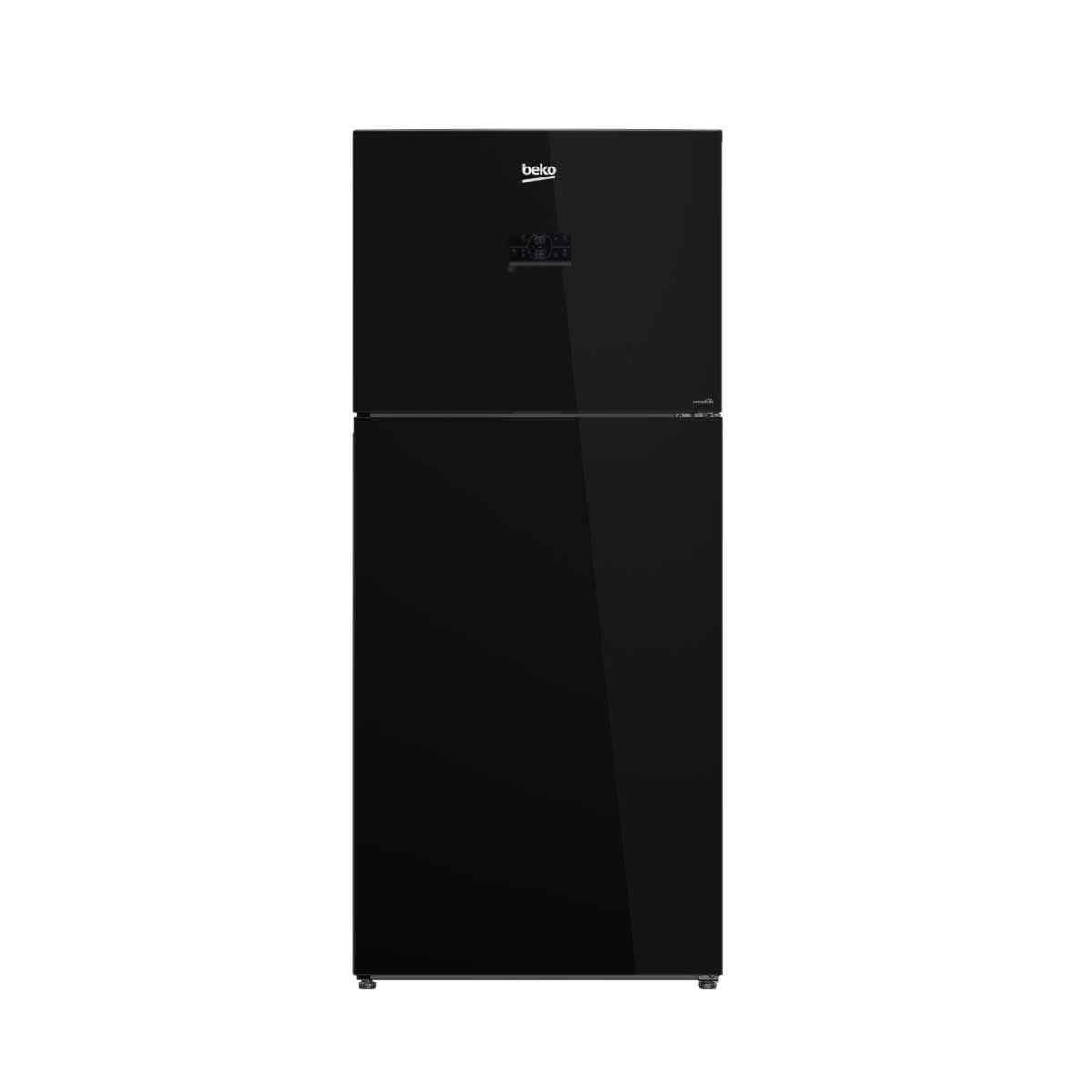 BEKO ตู้เย็น 2 ประตู 14.3Q HarvestFresh กระจกดำ รุ่น B5RDNT445E40VZHFSGB