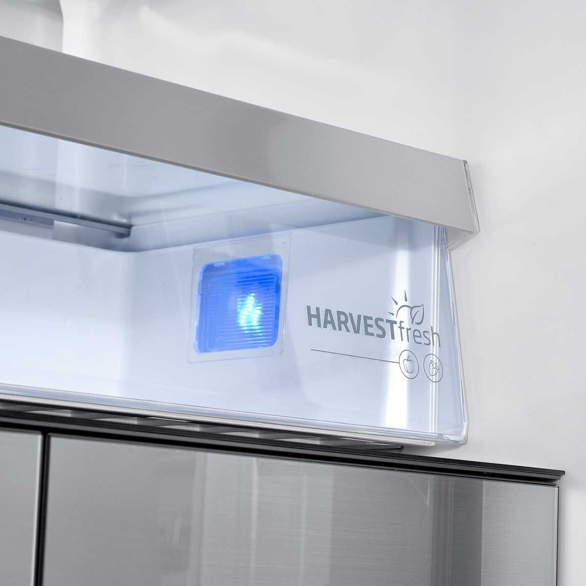 BEKO ตู้เย็น 4 ประตู 18.4Q INVERTER กระจกน้ำเงิน รุ่น GNO52251HFSGBLTH