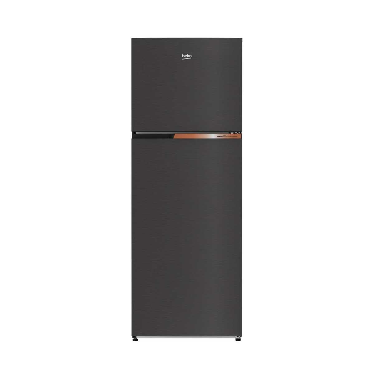 BEKO ตู้เย็น 2 ประตู 14.3Q สีเทาดำ รุ่น RDNT445I10K