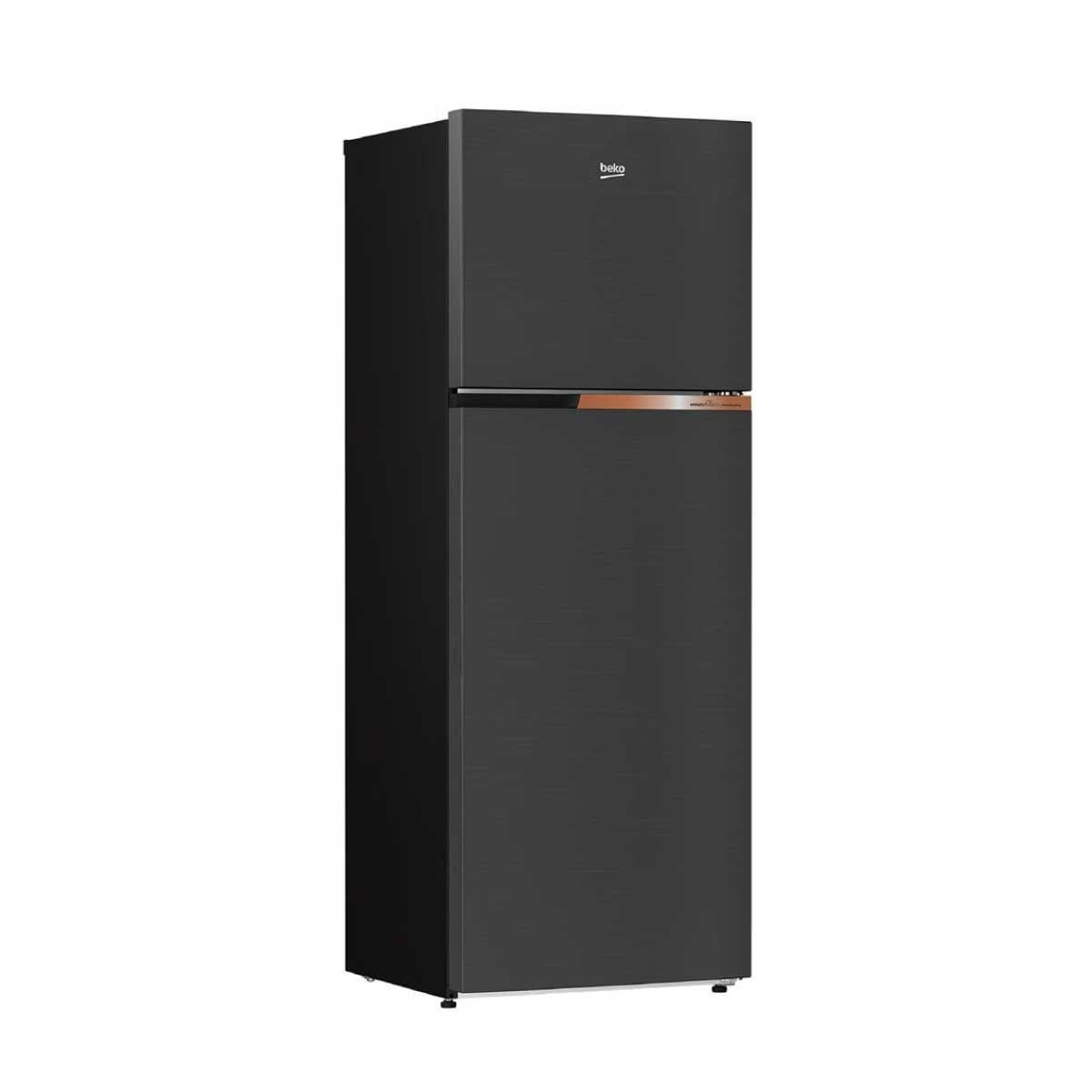 BEKO ตู้เย็น 2 ประตู 14.3Q สีเทาดำ รุ่น RDNT445I10K