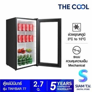 THE COOL  ตู้แช่มินิบาร์ 2.7 คิว รุ่นTINYBAR 77 BACK