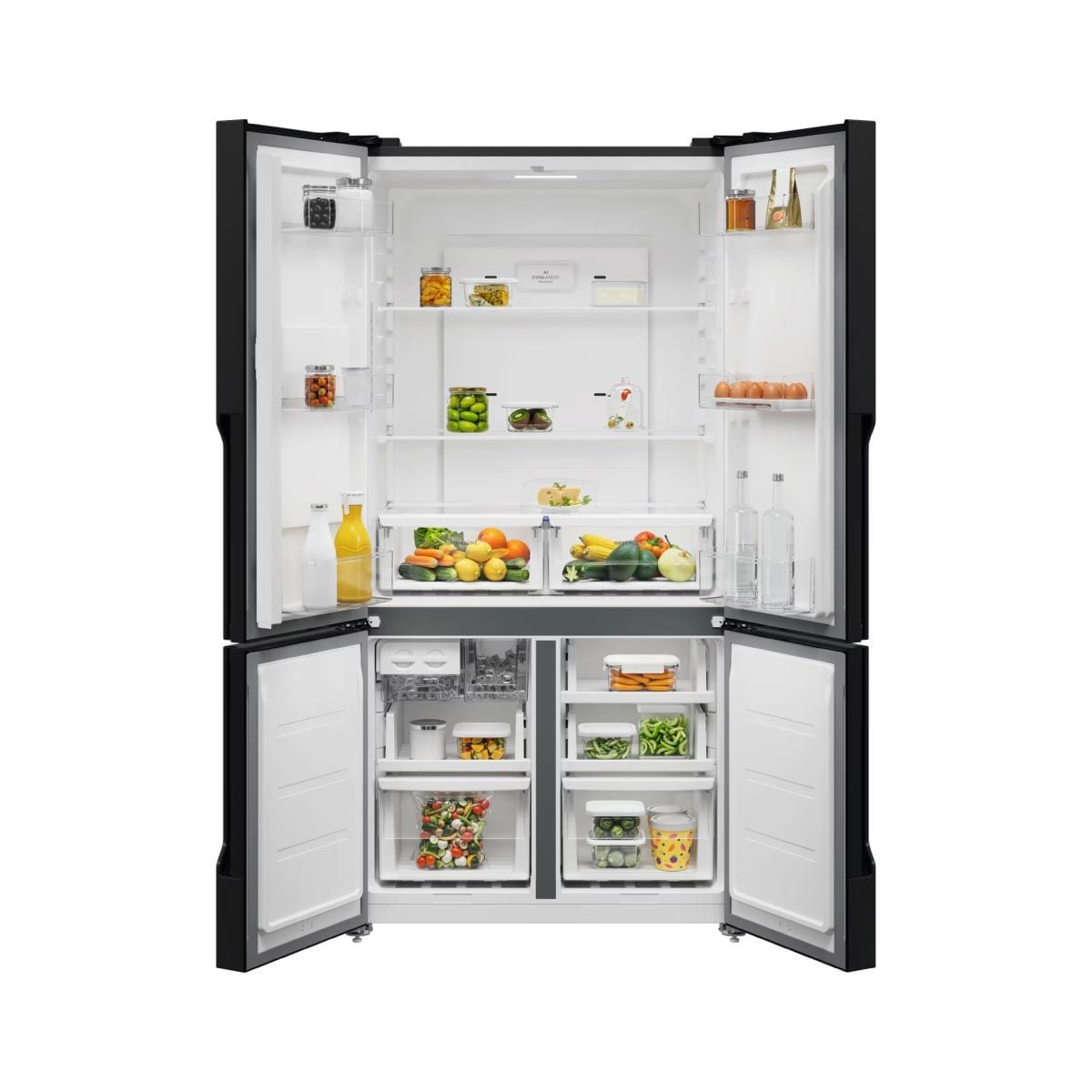 ELECTROLUX ตู้เย็น4ประตู19.9Q สีเทาดำ รุ่นEQE5700B-B