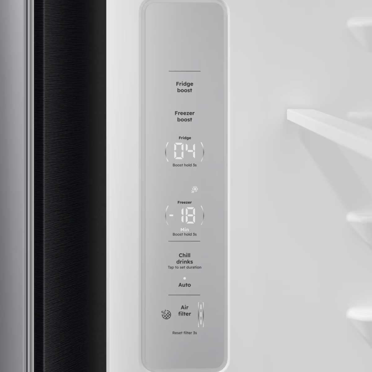 ELECTROLUX ตู้เย็น4ประตู19.9Q สีเทาดำ รุ่นEQE5700B-B