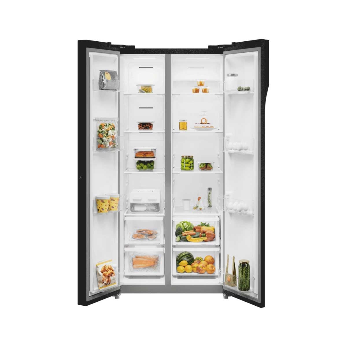 ELECTROLUX ตู้เย็นSIDEBYSIDE17.8Q Dynamic airเทาดำ ESE5100B-B