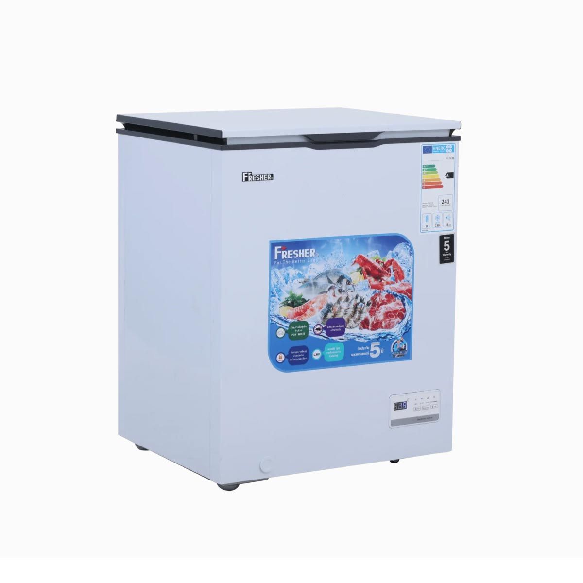 FRESHER  ตู้แช่ฝาทึบ5.3Q Digital Control รุ่นFF-150KE