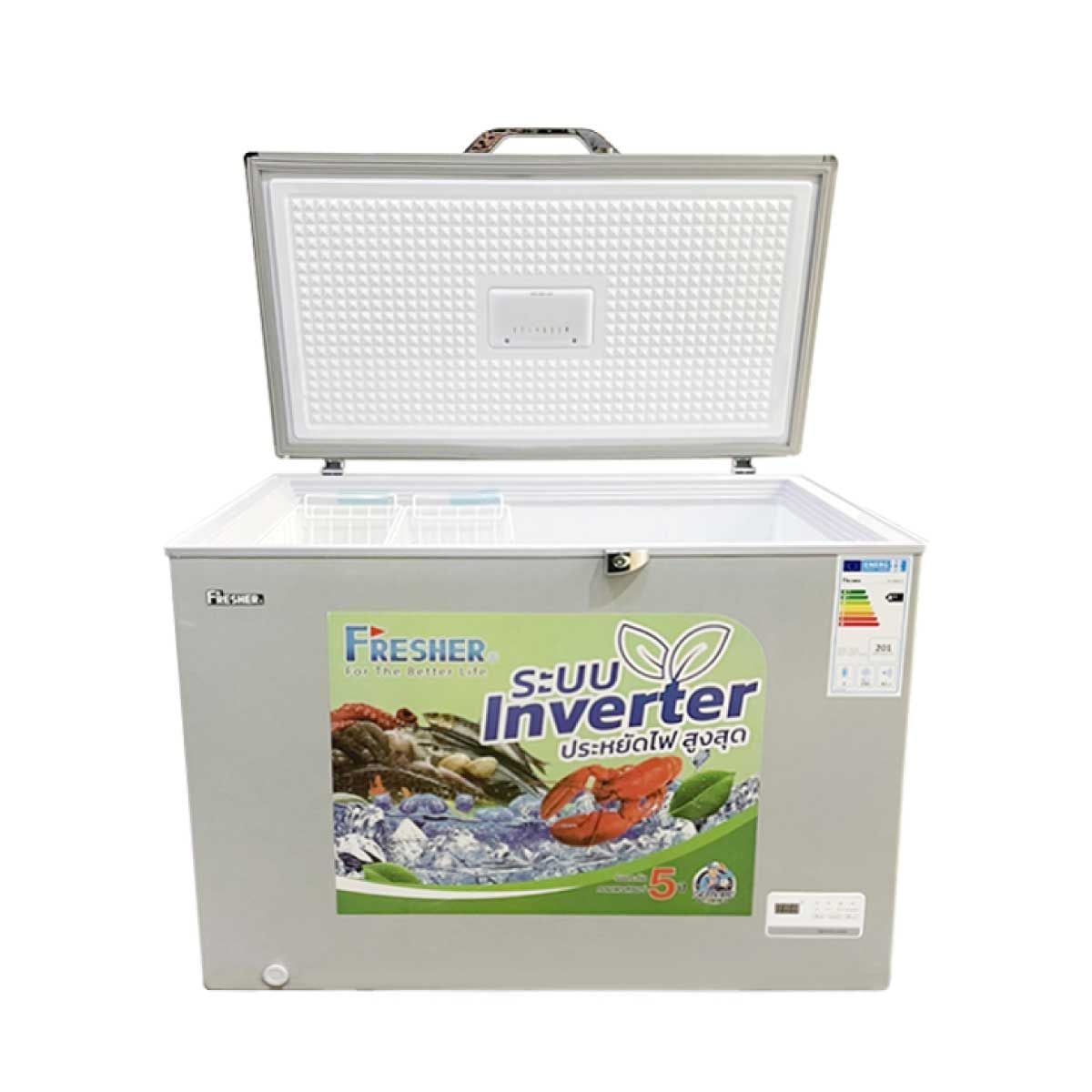 FRESHER ตู้แช่ฝาทึบ INVERTER  รุ่น  FF-290IVT ขนาด 10.2คิว
