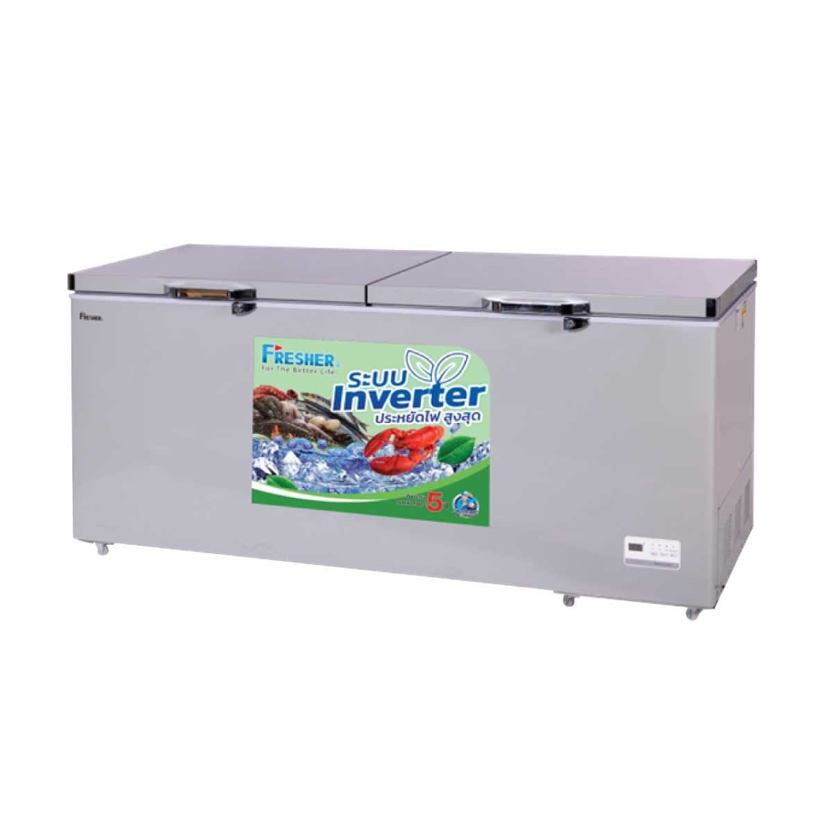 FRESHER ตู้แช่แข็งฝาทึบ 2 ระบบ INVERTER รุ่น FF-630IVT 22.3Q