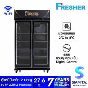 FRESHER ตู้แช่เครื่องดื่ม 2ประตู WI-FI  รุ่น FR-2DBFL5(Frameless)