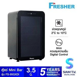 FRESHER  ตู้แช่ Mini Bar-Cooler รุ่น FS-95GXDI ขนาด 3.5 คิว