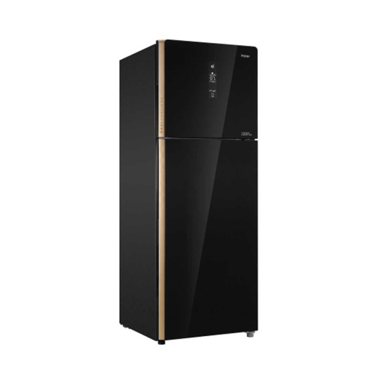 HAIER ตู้เย็น 2 ประตู กระจกดำ ขนาด 10.5 คิว รุ่น HRF-300MGI