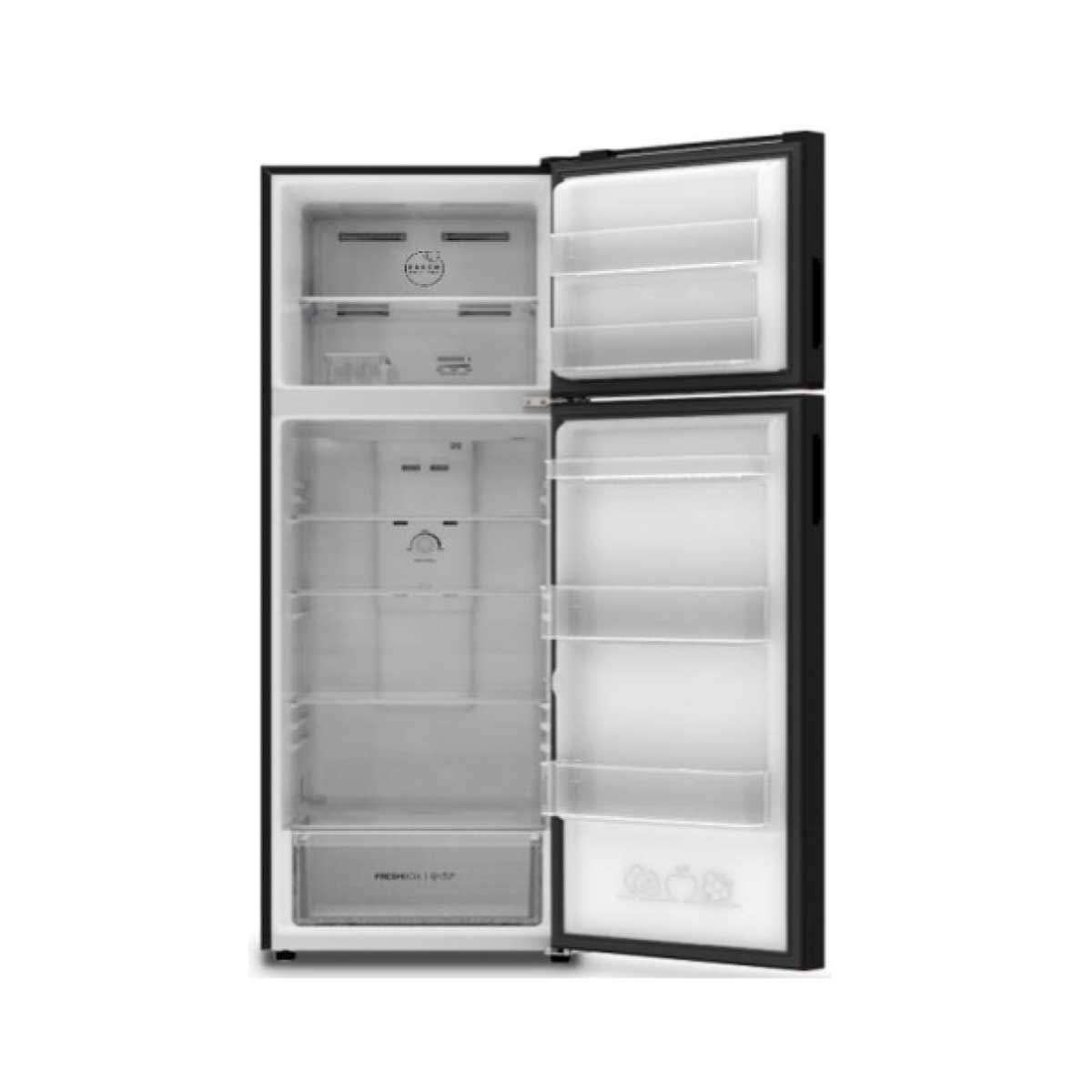HAIER ตู้เย็น 2 ประตู 11.8Q Twin INV สีดำ รุ่น HRF-320MNI