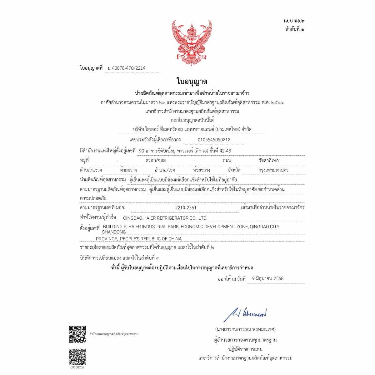 HAIER ตู้เย็น4ประตู Auto Ice 17.9Q กระจกสีขาว HRF-MD529I(MLW)GU1