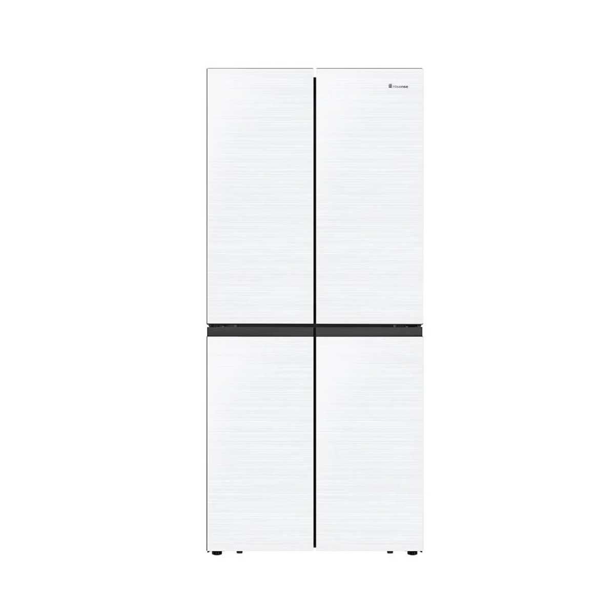 HISENSE ตู้เย็น 4 ประตู 16.1 Q สีกระจกขาว รุ่น RQ560N4AW1
