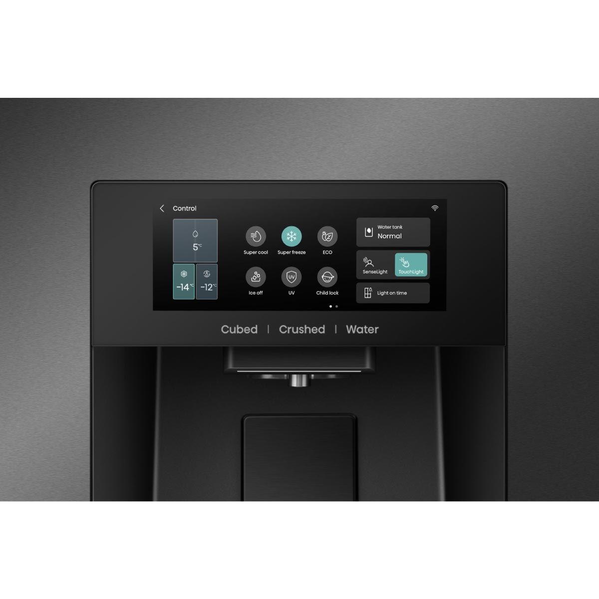HISENSE  ตู้เย็น4ประตู22.1Q กระจกดำ Inverter รุ่นRQ600P7AB