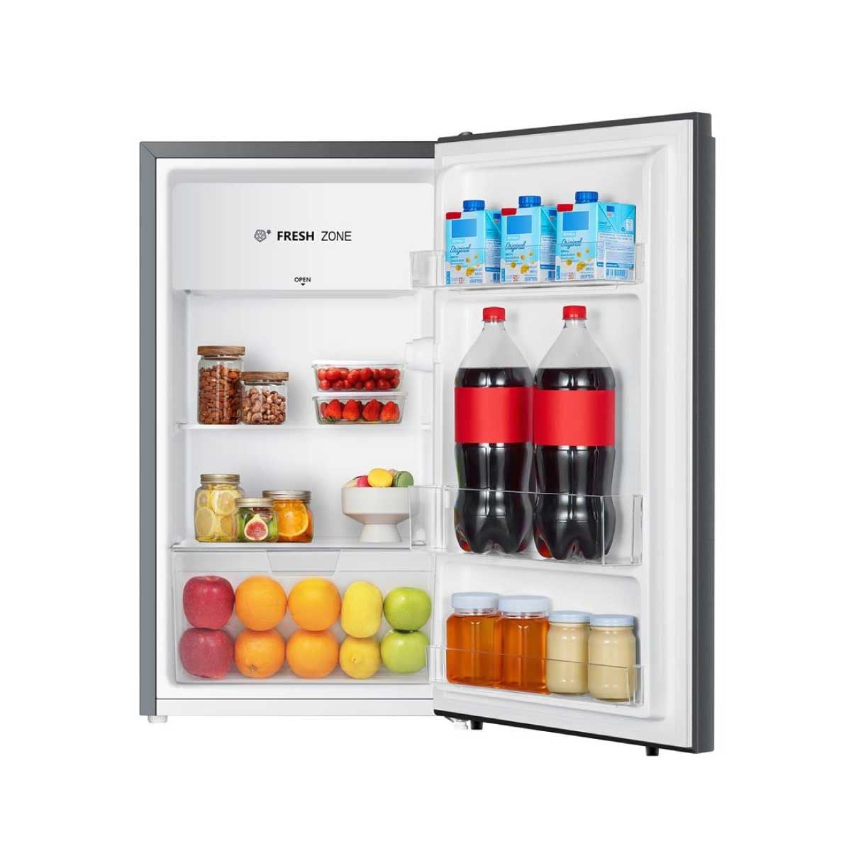 HISENSE ตู้เย็น MINIBAR 3.4Q สีเงิน รุ่นRR121D4TGN