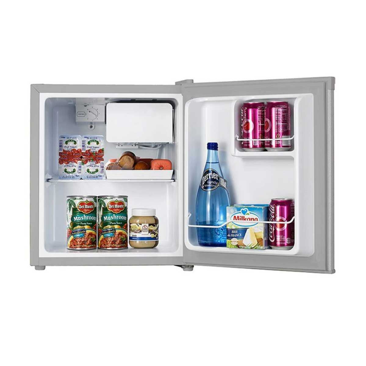 HISENSE ตู้เย็น MINIBAR 1.6Q สีเงิน รุ่นRR61D4TGN