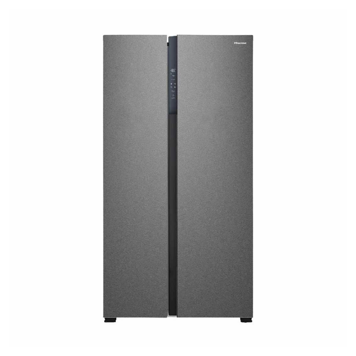HISENSE ตู้เย็นSidebySide19.8Q INVERTER สีดำ รุ่นRS708N4TBN