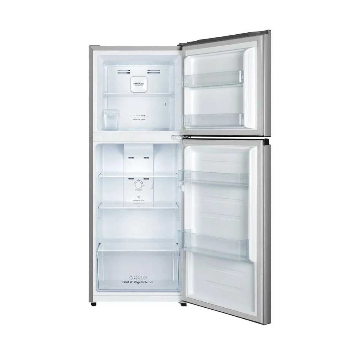 HISENSE ตู้เย็น 2 ประตู 7.5Q สีเงิน รุ่นRT266N4TGN