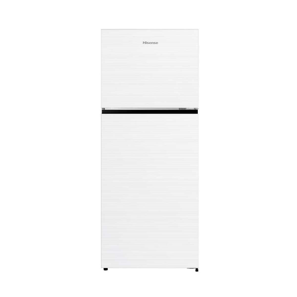 HISENSE ตู้เย็น 2ประตู 15Q สีกระจกขาว INVERTER รุ่นRT549N4TWU