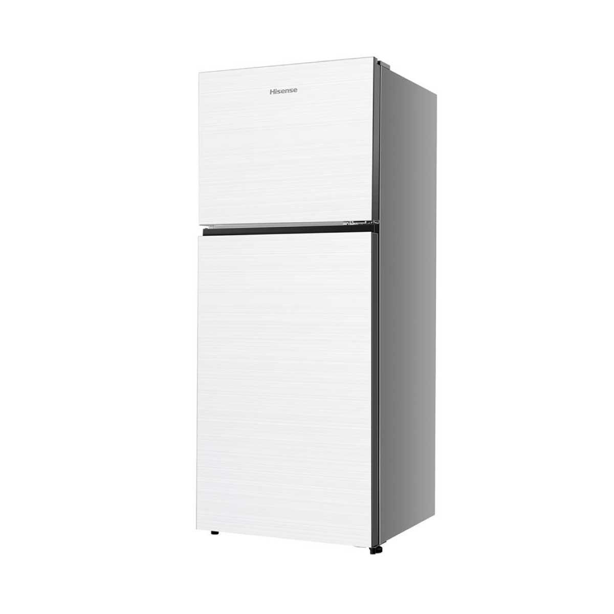 HISENSE ตู้เย็น 2ประตู 15Q สีกระจกขาว INVERTER รุ่นRT549N4TWU