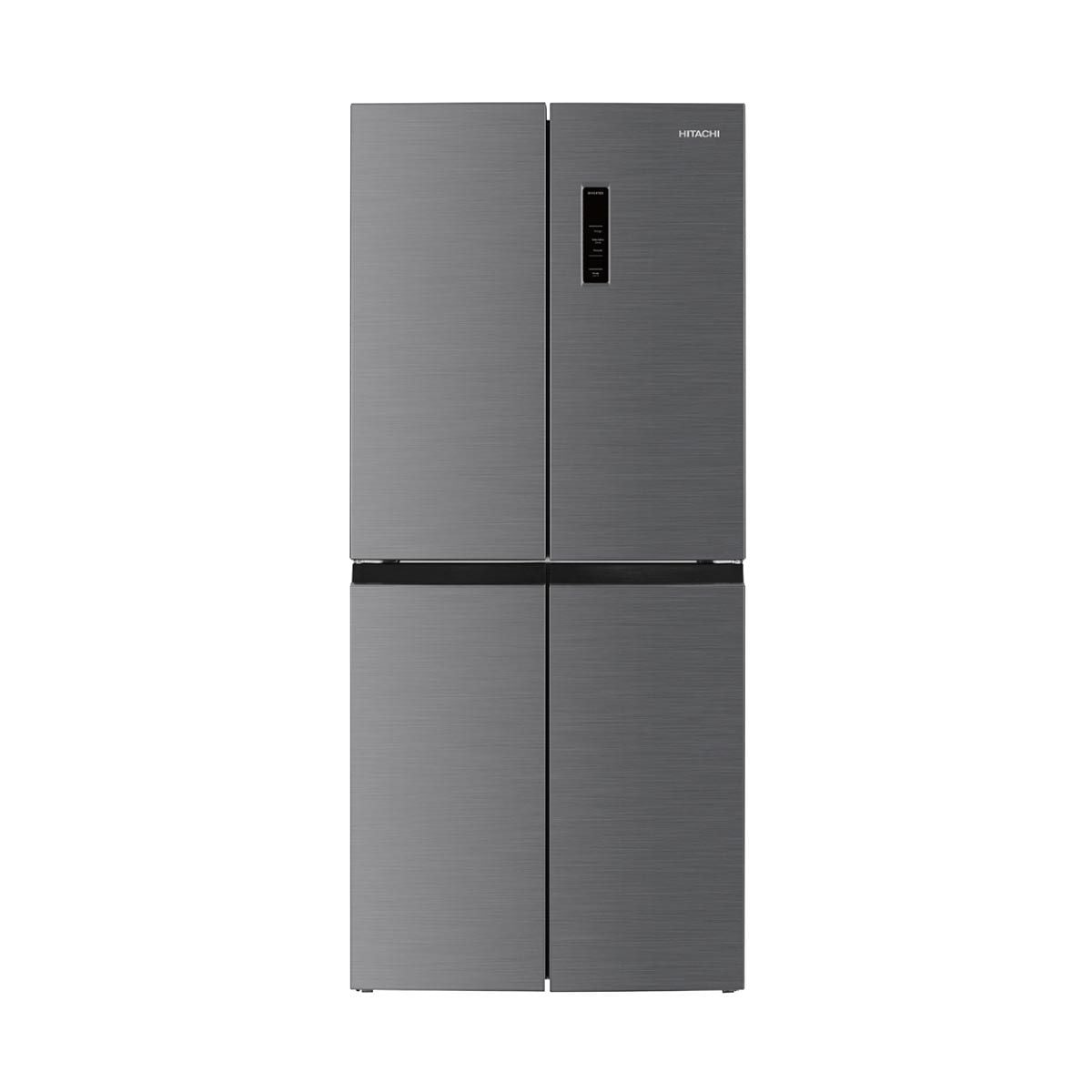 HITACHI ตู้เย็น 4 ประตู Bottom Freezer16.5Q สีเทา รุ่นHR4N7522DSXTH
