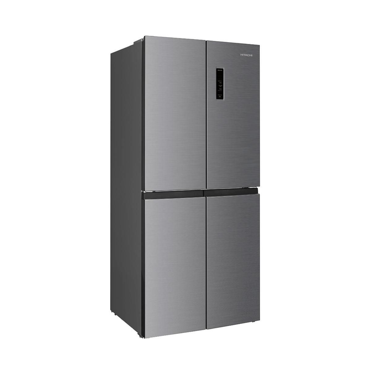 HITACHI ตู้เย็น 4 ประตู Bottom Freezer16.5Q สีเทา รุ่นHR4N7522DSXTH