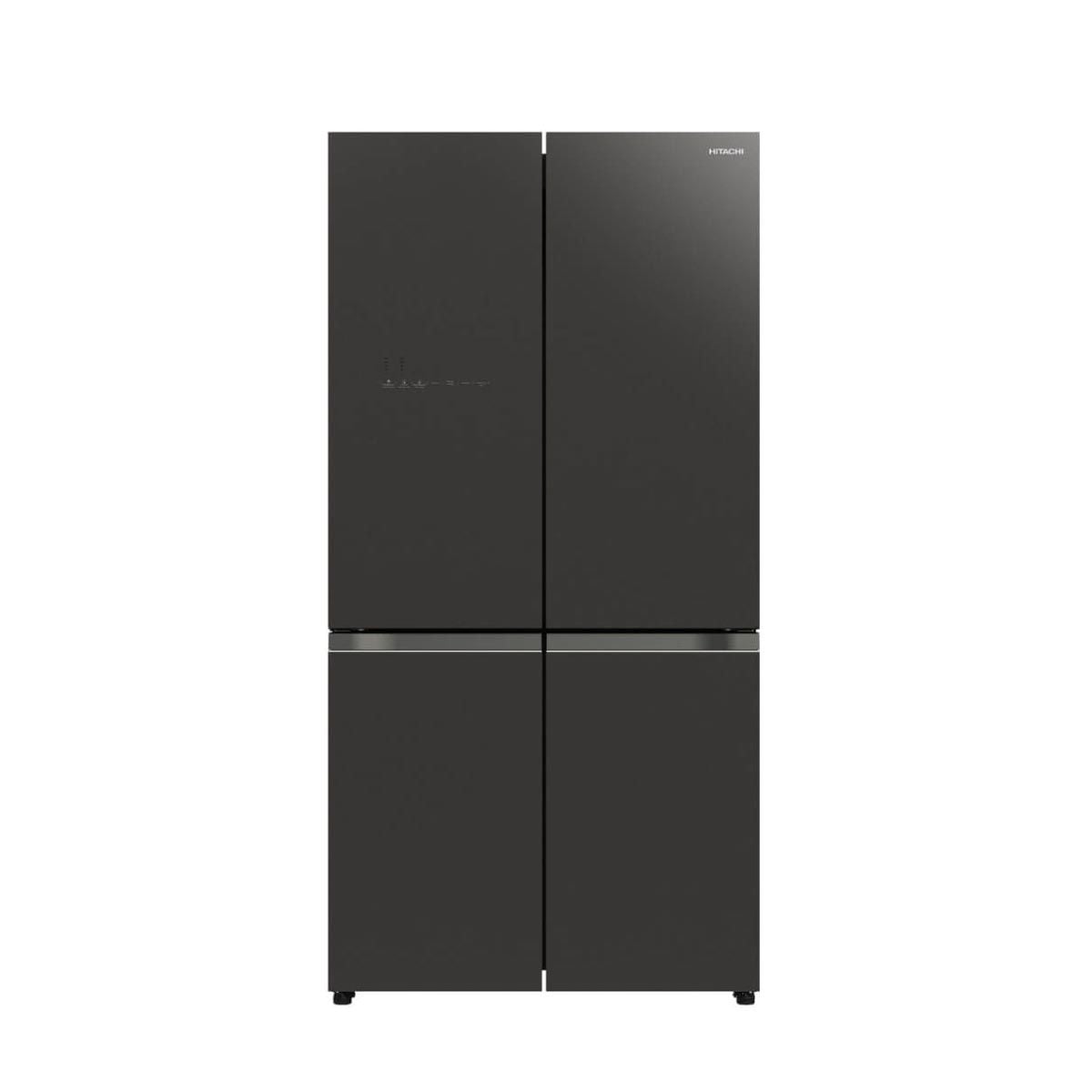 HITACHI ตู้เย็น 4 ประตู มัลติดอร์ French Bottom Freezer 20.1Q กระจกเทา รุ่น RWB640VFGMG