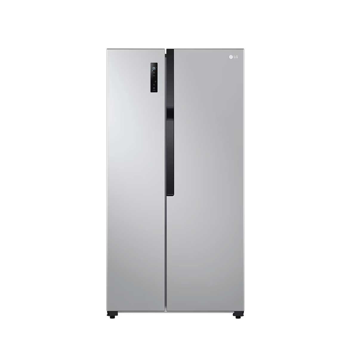 LG ตู้เย็น Side by Side 18.3 Q ระบบ Smart Inverter พร้อม Smart Diagnosis รุ่น GC-B187JQAM