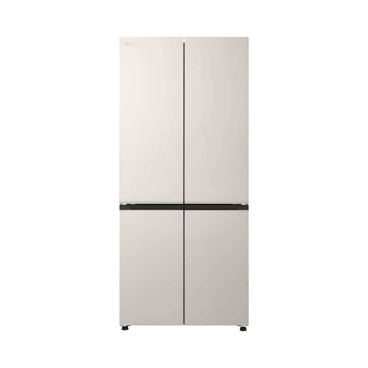 LG ตู้เย็น4ประตู17.9Q INVERTER กระจกขาว รุ่นGC-B50FPGAM