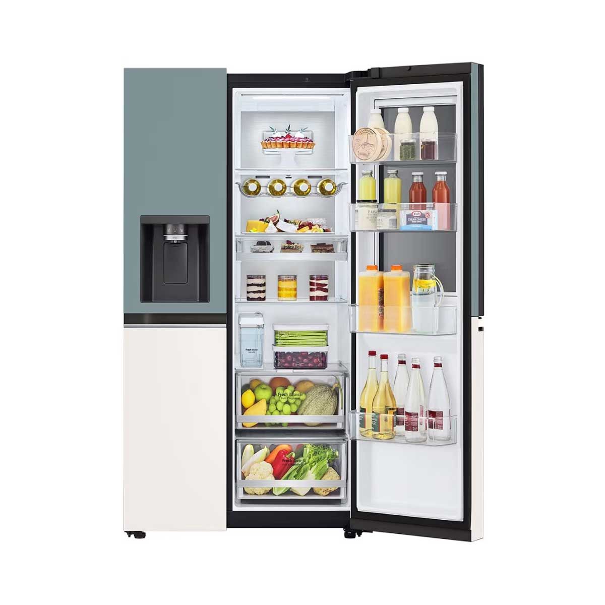 LG ตู้เย็น Instaview Door-in-Door รุ่น GC-X257CMEW ขนาด 22.4 คิว